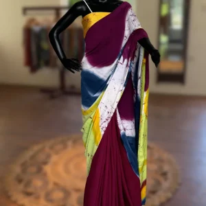 Riverbend - Multicolour Abstract Saree