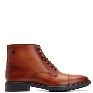 Duke Waxy Toe Cap Boots Tan