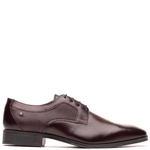 Dome Leather Derby Shoes Brown